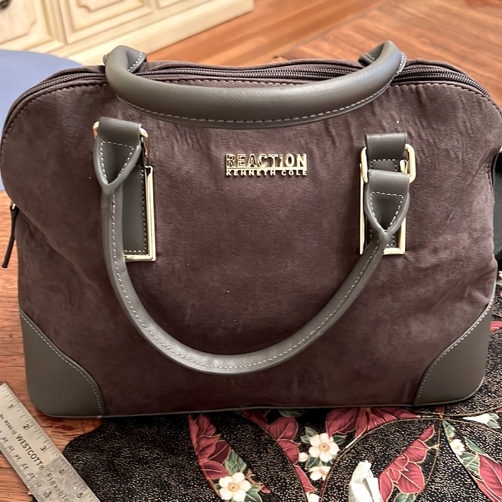 Handbag ( suede& leather) by Reaction-Kenneth Cole